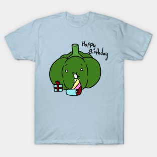 Happpy Birthday - Green Bell Pepper T-Shirt